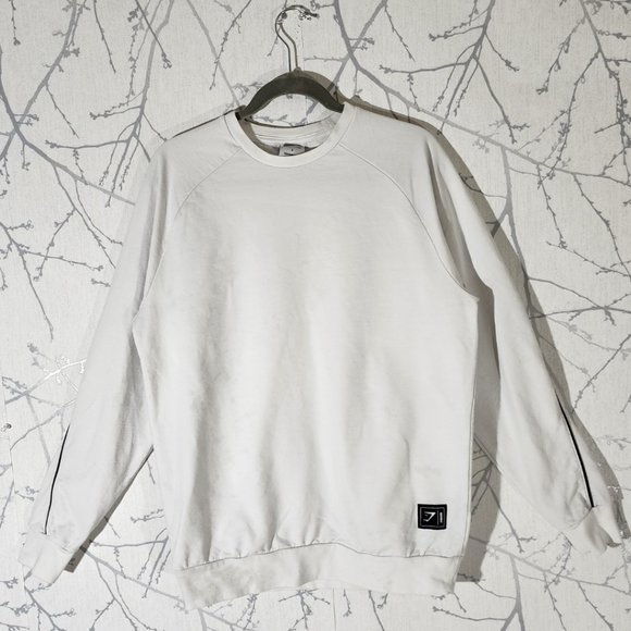 Gymshark White Recess Crewneck Sweatshirt - Picture 1 of 5